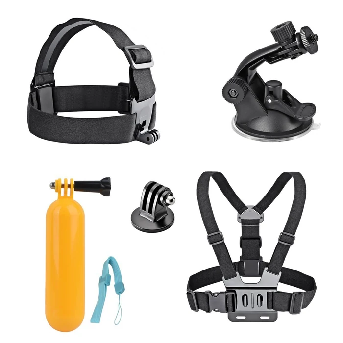 Kit de accesorios AKASO de siete piezas; cámara no incluida